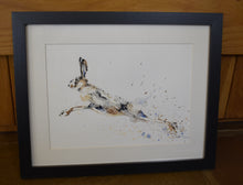 Load image into Gallery viewer, Hare Running - Original and Cards
