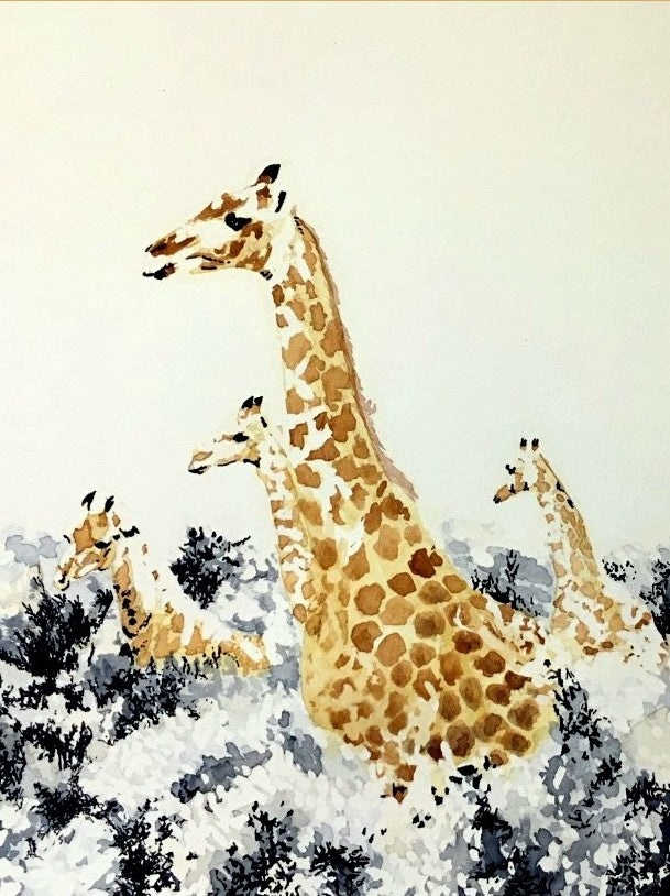 Tower of Giraffes - Original and Prints